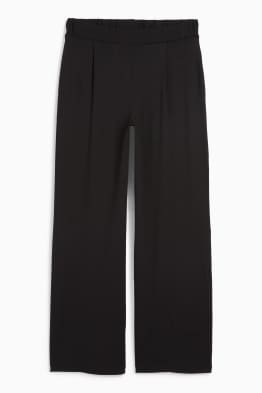 Pantalón básico de punto - mid waist - straight fit