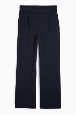 Pantalón básico de punto - mid waist - straight fit