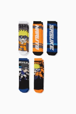Multipack 5er - Naruto - Socken mit Motiv