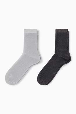 Pack de 2 - calcetines - con brillos