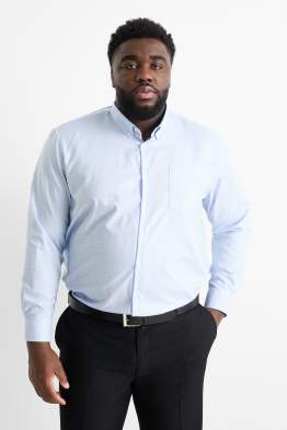 Camicia - regular fit - button down - facile da stirare - a quadretti