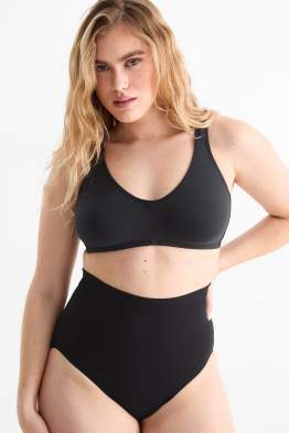 Culotte Gainante Taille Haute Femme – Effet Ventre Plat, Sans Couture, En Nylon/élasthanne