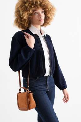 Bolso bandolera con correa extraíble - polipiel