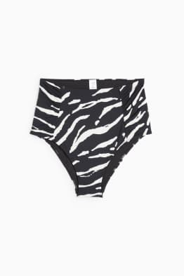 Bikini bottoms - high waist - LYCRA® XTRA LIFE™ - patterned