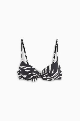 Bikini top with knot detail and underwires - LYCRA® XTRA LIFE™