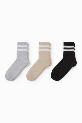 Pack de 3 - calcetines - de canalé