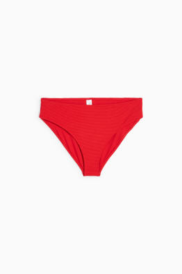 Bikini bottoms - mid-rise waist - LYCRA® XTRA LIFE™ - textured