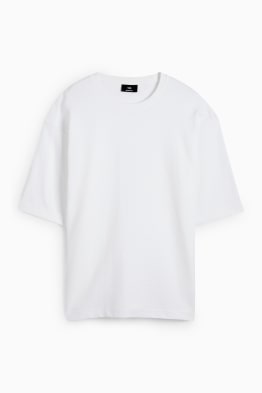 T-shirt - relaxed fit - ribbed