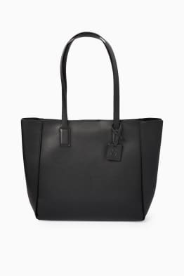 Velká kabelka shopper - imitace kůže
