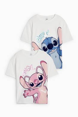 Multipack 2 ks - Lilo & Stitch - tričko s krátkým rukávem