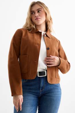 Jacket - faux suede