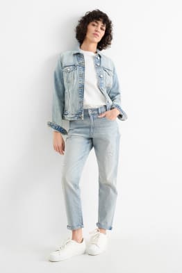 Boyfriend jeans - mid waist - LYCRA®