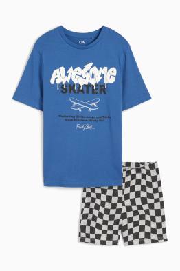 Skate - pyjashort - 2 pièces