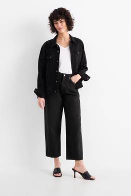 Barrel jeans - talie medie