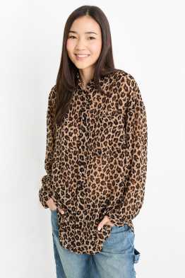 Blouse - luipaardvelprint