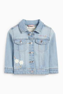 Blümchen - Baby-Jeansjacke