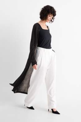 Gilet long en maille