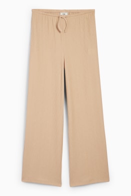 Pantaloni di jersey - tessuto tramato