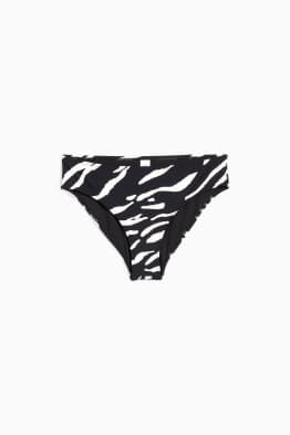 Bikini-Hose - Mid Waist - LYCRA® XTRA LIFE™ - gemustert