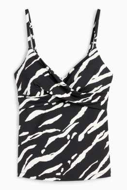 Tankinitop - voorgevormd - LYCRA® XTRA LIFE™ - met patroon