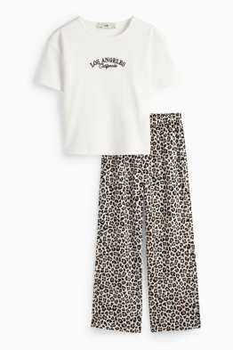 Luipaard - set - T-shirt en pantalon - 2-delig