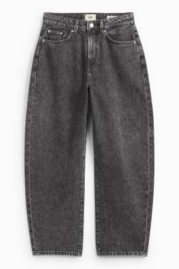 Barrel jeans - mid waist