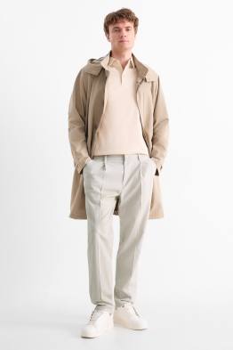 Chinos - tapered fit - textured