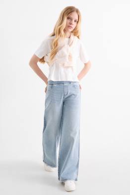 Wide leg jean