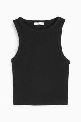 Crop Top - gerippt