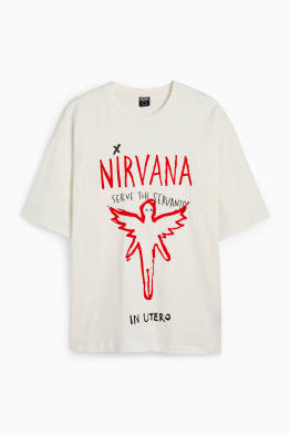 T-Shirt oversize - Nirvana