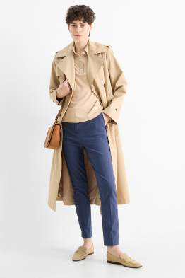 Pantalón de tela - mid waist - slim fit