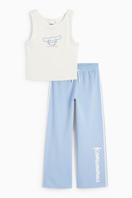Cinnamoroll - set - top e pantaloni sportivi - 2 pezzi