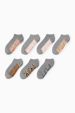 Multipack 7er - Sneakersocken - gemustert
