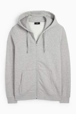 Sweat zippé à capuche