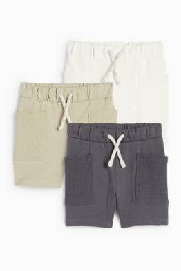 Paquet de 3 - pantalons curts per a nadó
