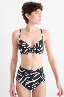 Bikini top with knot detail and underwires - LYCRA® XTRA LIFE™