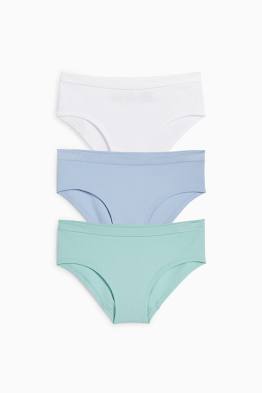 Set van 3 - slip - geribd