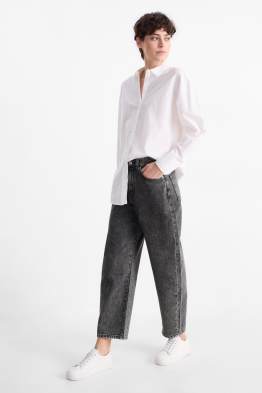 Barrel jeans - mid waist