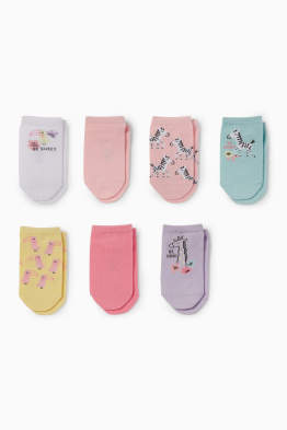 Multipack 7er - Zebra und Tukan - Socken mit Motiv