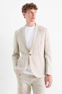 Giacca coordinabile - slim fit - misto lino