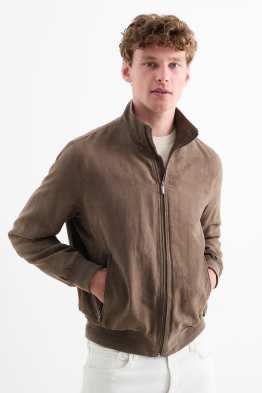 Bomber jacket - faux leather