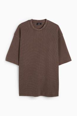 Oversized-T-Shirt - strukturiert