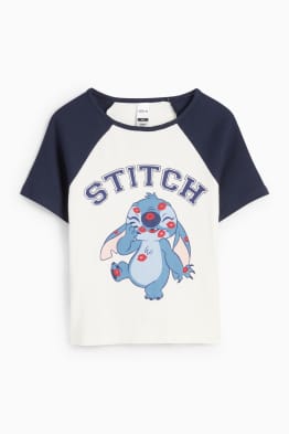 Lilo i Stitch - koszulka z długim rękawem - w prążki