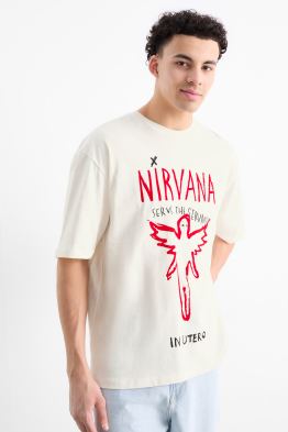 T-Shirt oversize - Nirvana