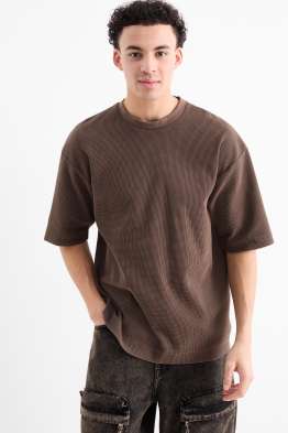Oversized-T-Shirt - strukturiert