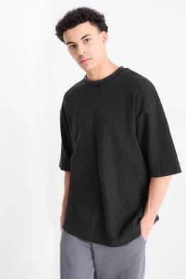 Oversized T-shirt - textured