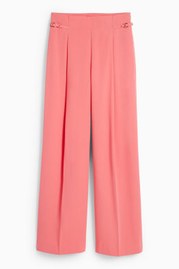 Pantalon de bureau - high waist - wide leg
