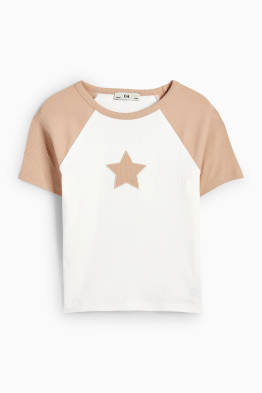 Stella - maglia a maniche corte - a coste