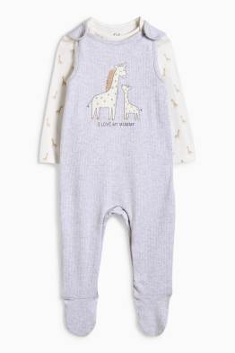 Giraffe - Strampler-Set - 2 teilig