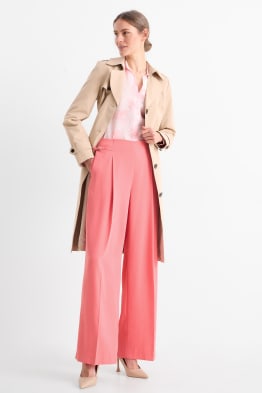 Pantalon de bureau - high waist - wide leg